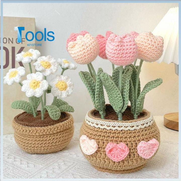 Crochet Flower Crochet Kit Knitting Kit for Sewing