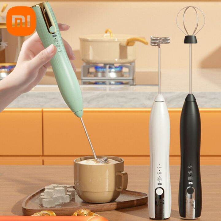 Xiaomi Mijia Portable Rechargeable Electric Milk Frother High Speeds Drink Mixer Coffee Frothing