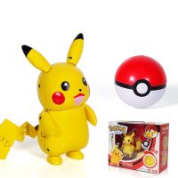 [COD] โปเกมอน10ชิ้นชุดกล่องเอลฟ์บอลของเล่นพ็อกเก็ตมอนสเตอร์สัตว์เลี้ยง Pokeball Pikachu อะนิเมะของเล่นรูป