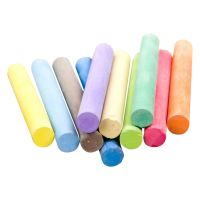 【YD】 10PCS Blackboard Colorful Chalk Set Colors Doodle Dustless Sidewalk Children Teacher Supplies