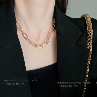 [COD] South Koreas new chain necklace ins niche fashion temperament design sense collarbone personality simple wholesale