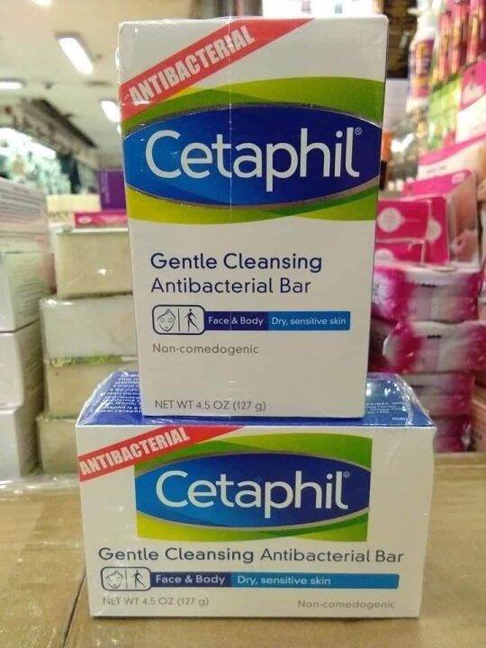 Cetaphil Gentle Cleansing Antibacterial Bar Soap 127g | Lazada PH