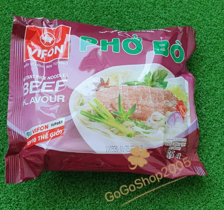 【Vietnam】1 pack Vifon Pho Bo Instant Rice Noodles Beef Flavour ...