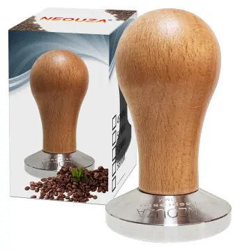 51mm Coffee Tamper With Tamper Mat, Espresso Tamper 51mm With 304 Stainless  Steel Flat Base, Coffee Tamper 51mm With Wooden Handle For Espresso Machi