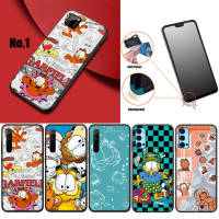 TTL27 Garfield อ่อนนุ่ม High Quality ซิลิโคน Phone เคสโทรศัพท์ TPU ปก หรับ OPPO Neo 9 A1K A3S A5 A5S A7 A7X A9 A12 A12E A37 A39 A57 A59 A73 A77 A83 A91 F1S F3 F5 F7 F9 F11 F15 F17 Pro