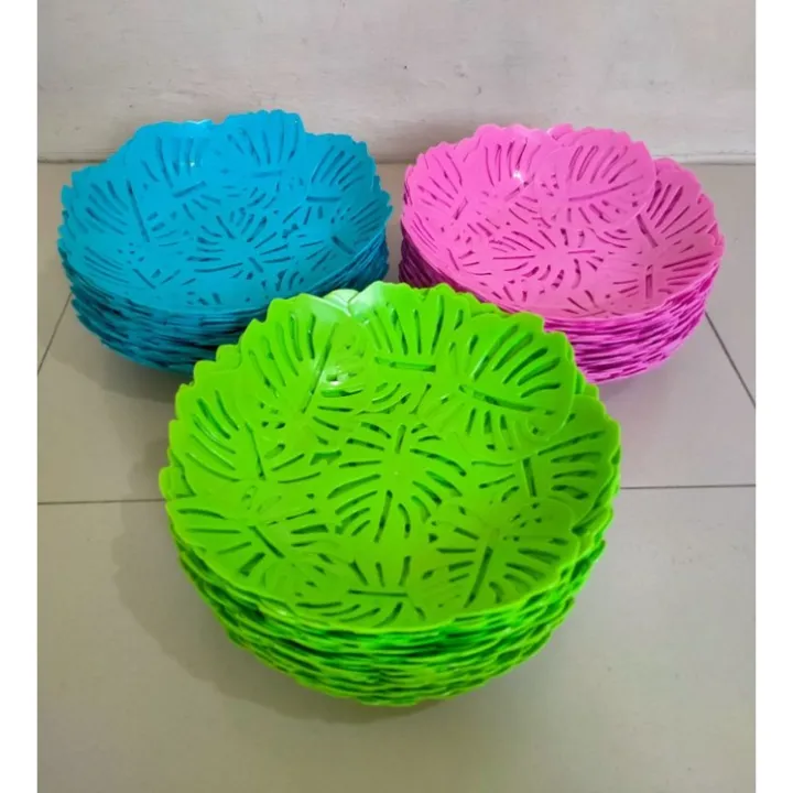 COD 830 (10'inch) Plastic Fruit Tray (6pcs.) Lazada PH