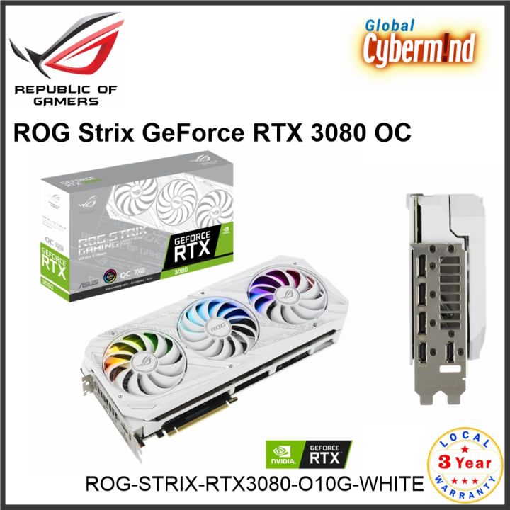 ASUS ROG Strix GeForce RTX 3080 OC 10GB GDDR6X White Edition [ROG