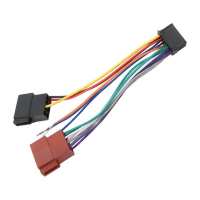 Radio Wiring Harness Adapter Heat Resistant ISO Radio Harness Adapter for Travel Replacement for Pioneer Old Audio