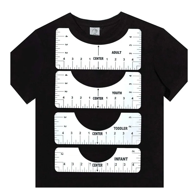 7X for T Shirt Ruler Guide for Vinyl Alignment for T Shirt Rulers to Center  Designs Measurement Tool for Heat Press Subl