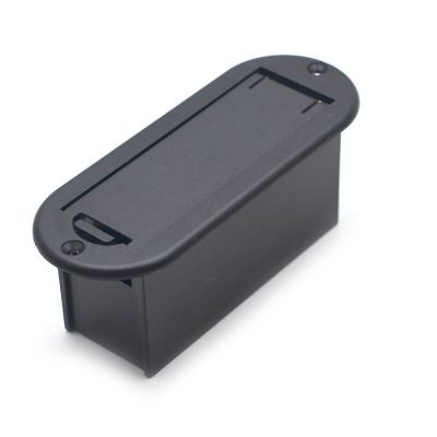 10Pcs 9V Battery Box 81.5x31mm Pickup Battery Holder Case Box Cover for Guitar Bass Pickup Parts Black