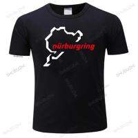 Mens Luxury Cotton T เสื้อผู้ชาย O-Neck Tees ขายร้อนคลาสสิก DesignCar The Racing Track Nurburgring หลวมเสื้อสำหรับเขา Plus ขนาดคุณภาพสูง