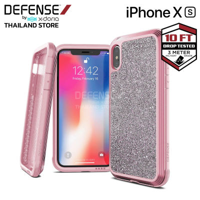 X-Doria Defense Lux Glitter เคส iPhone Xs / Xr / Xs Max ประดับ Crystal เคสกันกระแทก 3 เมตร เคสไอโฟน xs เคสไอโฟน xr เคสมือถือ iPhone Xs Max สินค้าของแท้ 100% for iPhone X / Xs / Xr / Xs Max