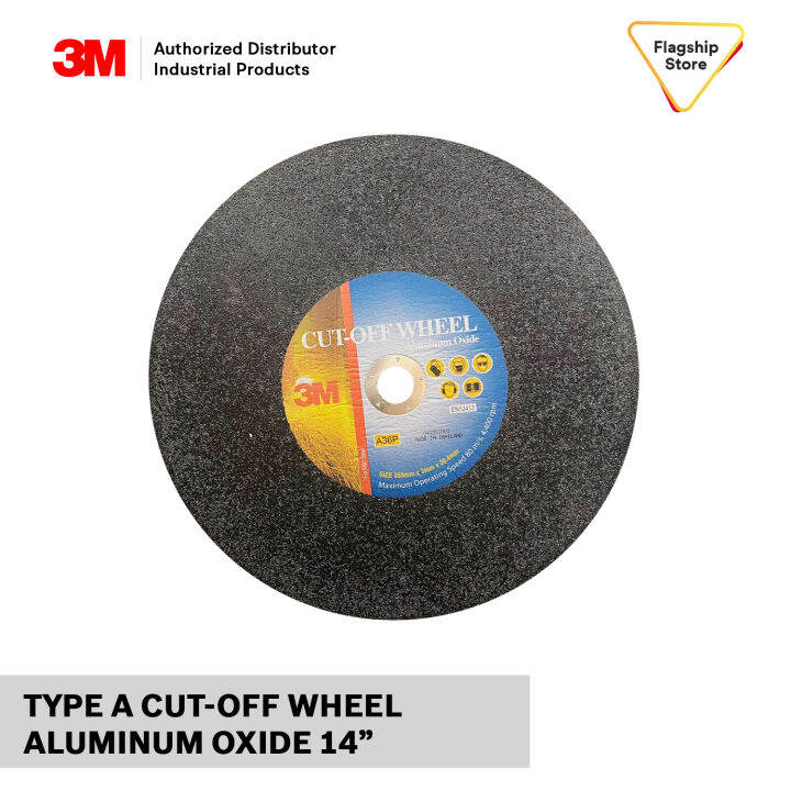 3M CUT OFF WHEEL ALUMINUM OXIDE TYPE A 14INCHES Lazada PH