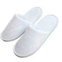 10 Pcs Children Hotel Guest Room Slippers Articles Disposable Kids Live With Family Tourism Baby Slipper White Shoes