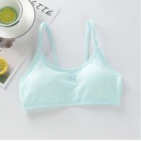 【jw】❃✳⊙  Child Cotton Young Kids Teenage Small Training Puberty Bras Undergarment