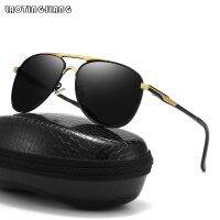 【hot】 Fashion Men 39;s Polarized Sunglasses Metal Brand Designer Glasses Male Driving Fishing Men Anti-glare Shades 1