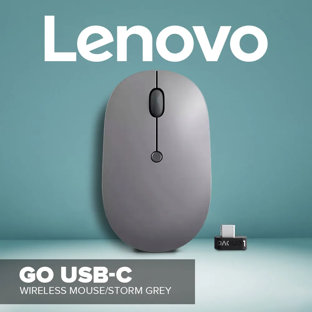 Lenovo Go USB-C Wireless Mouse/Storm Grey GY51C21210 1ION | Lazada PH