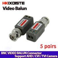 กล้องวงจรปิด IP BNC Balun Passive Accessories ขั้วต่อกล้อง To CCTV ตัวรับส่งสัญญาณวิดีโอสำหรับสายไฟฟ้า UTP สุดฮอต