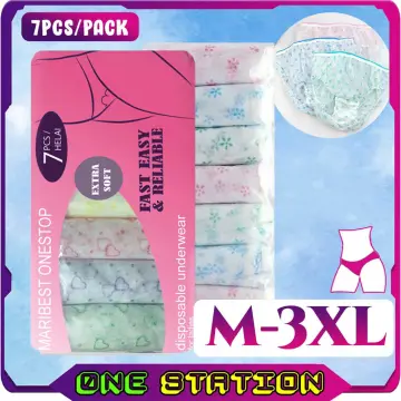 Disposable Underwear Maternity (M-3XL) 7pcs Spender Pakai Buang
