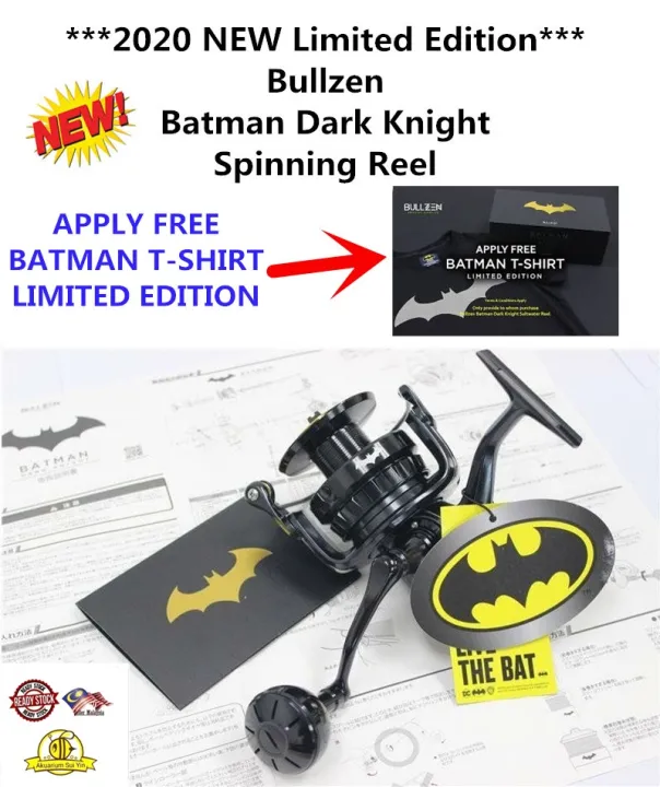 2020 NEW Limited Edition Bullzen Batman Dark Knight 800 2500 3500 4500 5500  6000 8000 4500H 5500H 6000H Spinning Reel Model 2020 | Lazada