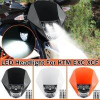 หลอดไฟหน้าไฟหน้าสำหรับ KTM EXC XCF SX F SMR จักรยานสกปรกทั่วไปแบบไฟหน้าแอลอีดีจักรยานยนต์