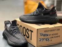 รองเท้าผ้าใบ  Adidas YEEZY BOOST 350 Black รองเท้าผ้าใบกีฬา ราคาไม่แรงมาก มีของแถมให้ทุกคู่พร้อมกล่อง