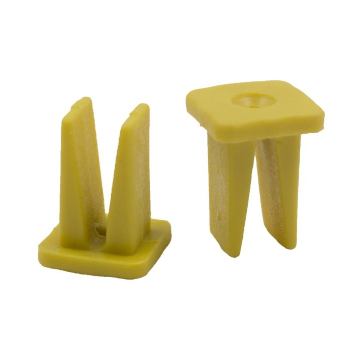 30pcs-car-fixed-screw-square-round-head-nut-screw-fixed-grommet-clip-yellow-plastic-fastener