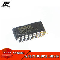 5Pcs Original SN8P2501BPB DIP-14 SN8P2501 DIP14พัดลมไฟฟ้าแบบบูรณาการบล็อกใหม่เดิม