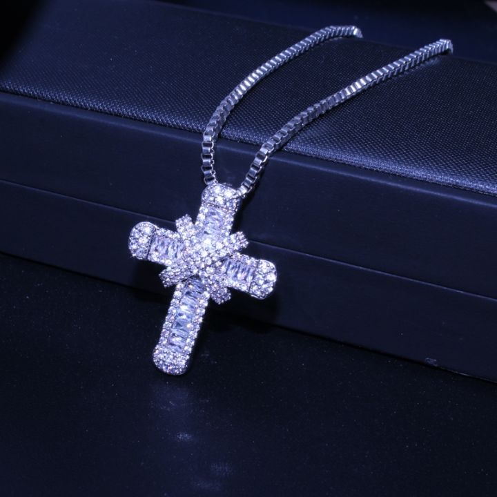 classic-retro-shiny-cubic-zirconia-cross-for-women-fashion-gold-silver-color-crystal-cross-choker-pendant-necklace-party-jewelry