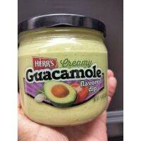 New Arrival ?Herrs Guacamole Flavored Dip Sauce ซอสอโวคาโดบดละเอียด ผสม มะนาวและพริกจาลาปิโน 326g