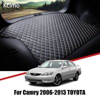 Alas Bagasi Mobil หนังสำหรับ Toyota Camry 2006-2013ท้ายรถแผ่นรองกระโปรงหลังรถ XV40ไลเนอร์กระบะแผ่นรองพื้นด้านหลัง Camry