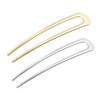 【cw】 Japan Hair Sticks Hairclip Simplicity Colorful Metal U Hairpins Accessories 【hot】