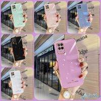 เคสสีพาสเทล ขอบเงา ใช่สำหรับSamsung A14 A24 A34 A54 A53 A04 A04S A52 A52S A13 A23 A73 A03 A12 M12 ขอบทองสีพาสเทลกันเลนส์กล้อง