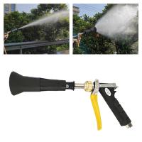 Garden Hose Spray Nozzle High Pressure Portable Quick Connect Water Hose Nozzle for Lawn Washing Cars Garden Showering Pets