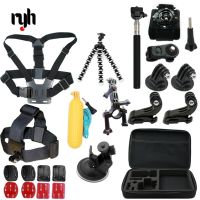 For Gopro Accessories Set Go Pro Kit Mount SJCAM Go Pro Xiaomi Yi for Sony Act Cam HDR AS200V AS100V AZ1 4k Osmo Action Cameras