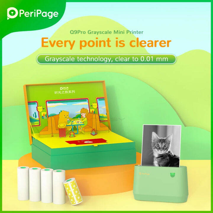 Fantasy Peripage Q9Pro Grayscale Gift Box Photo Printer 304DPI Portable