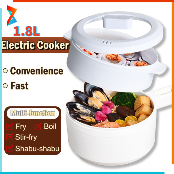 Japan Style Minimalist 600W Electric Cooker 1.8L Multi Purpose Cooker