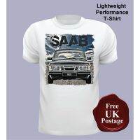 Saab 900 T เลือกผ้าฝ้าย100 ของคุณสำหรับเสื้อยืดผู้ชายที่เย็นสบาย