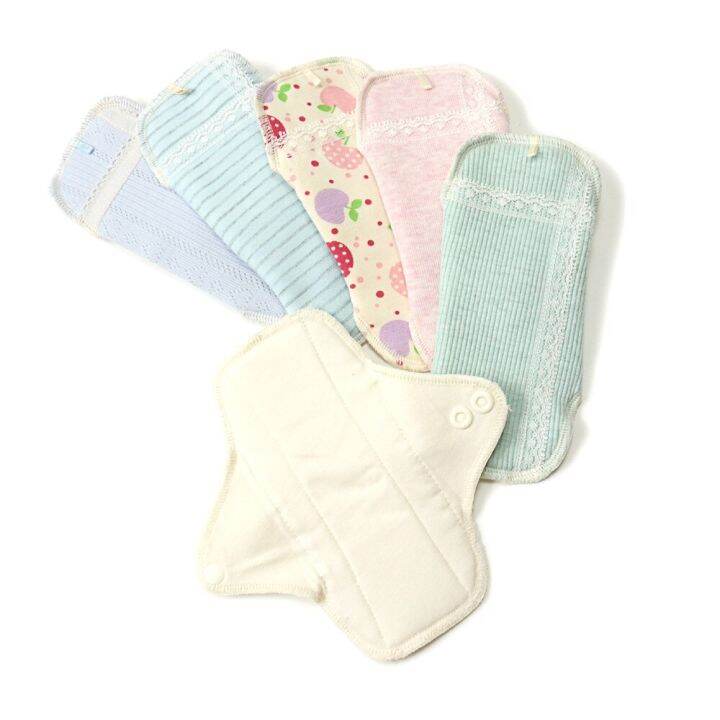 Reusable Sanitary Pad Washable Menstrual Pad Soft Cotton Pads Menstrual Feminine Hygiene Panty
