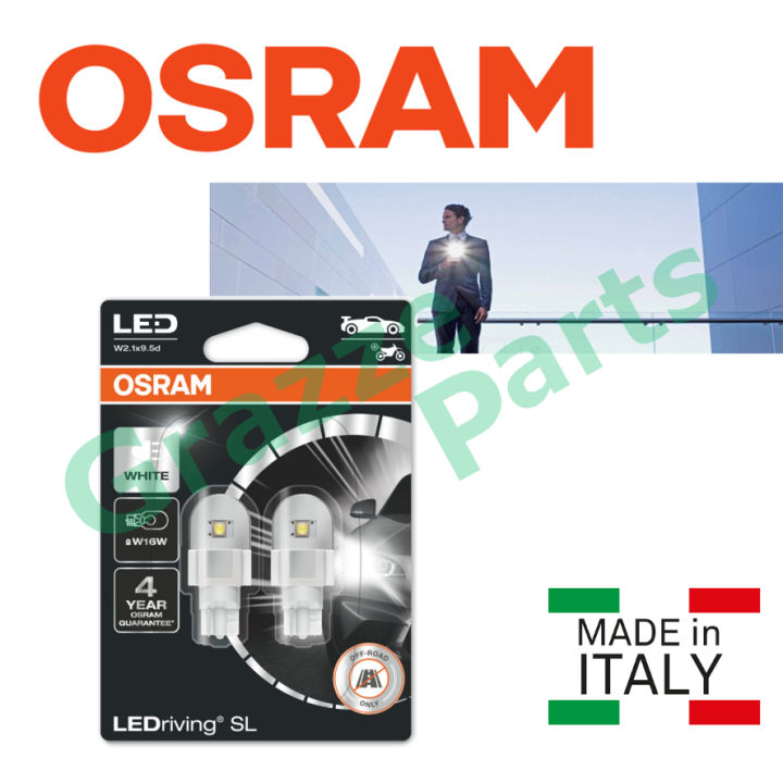 Attach to Oswald deal with 2pcs) Original Osram LED OEM Light Bulbs 921DW T15 W16W 12V W2.1x9.5d Cool  White 6000K | Lazada