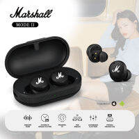 【รับประกัน6เดือน】Marshall Mode II หูฟังไร้สาย with Mic หูฟังบลูทูธ for IOS/Android หูฟัง TWS  IPX5 Waterproof Sports Wireless Earphone 25H of Battery Life Original Marshall Bluetooth Earbuds—Mode 2