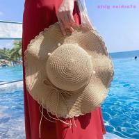 COD DSFGERRTYTRRE Womens Fashion Pearl Hat Female Fisherman Hat Womens Fashion Seaside Sun Protection Hat Sun Hat Womens UV Proof Cap Sun Hat Foldable Beach Hat 女士时尚珍珠帽子 女渔夫帽子 女时尚海边防晒帽太阳帽 女防紫外线帽遮阳帽 可折叠沙滩帽