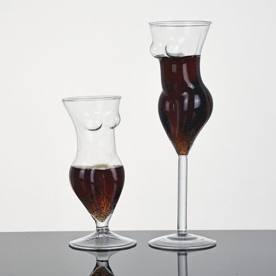 【CW】■✉  Cocktail Glass Cup Wine Goblet Borosilicate
