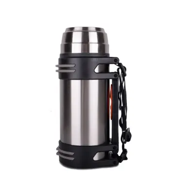 1L2L Thermos Water Bottle With Straw Lid Vacuum Stainless Steel Large  Capacity Kettle, Cold 48 Hours Hot 24 Hours Simple Thermos