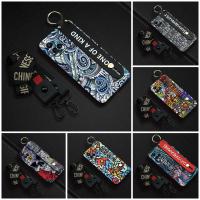 Anti-dust Silicone Phone Case For VIVO Y21 2021/Y21S/Y33S 4G/Y32/Y21T/Y33T Shockproof cartoon Waterproof Wrist Strap