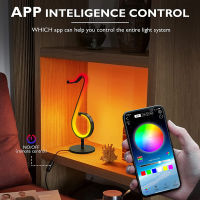 LED Night Light Bluetooth APP Console Light Wall Light 180° Rotating RGB Gaming Room Bedroom Party Tiktok Live Atmosphere Light