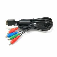 1.8m/6FT HDTV AV Audio Video Cable AV A/V Component Cable Cord Wire Slim Game Adapter for Sony PlayStation 2 3 PS2 PS3