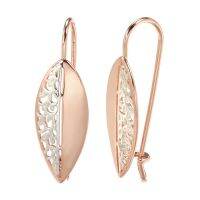 [Free ship] Cross-border Explosive Temperament Earrings 585 Gold and Two-color