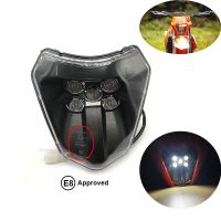 ✗₪ Enduro Dual Sport Motorcycle Headlamp Supermoto LED Headlight For KTM EXC EXCF SXF SX XC XCW XCF XCFW 125 150 250 350 450 530