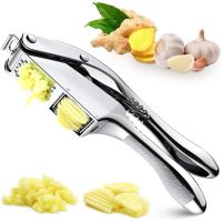 【CC】﹍♀✔  Multifunctional Garlic Press for Slicing Mashing Ginger Grinder Effortless with Anti-slip